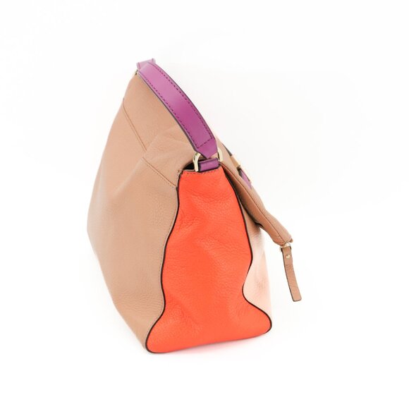 Kate Spade Colorblock Leather Shoulder Bag Colorful Crossbody - Picture 6 of 13